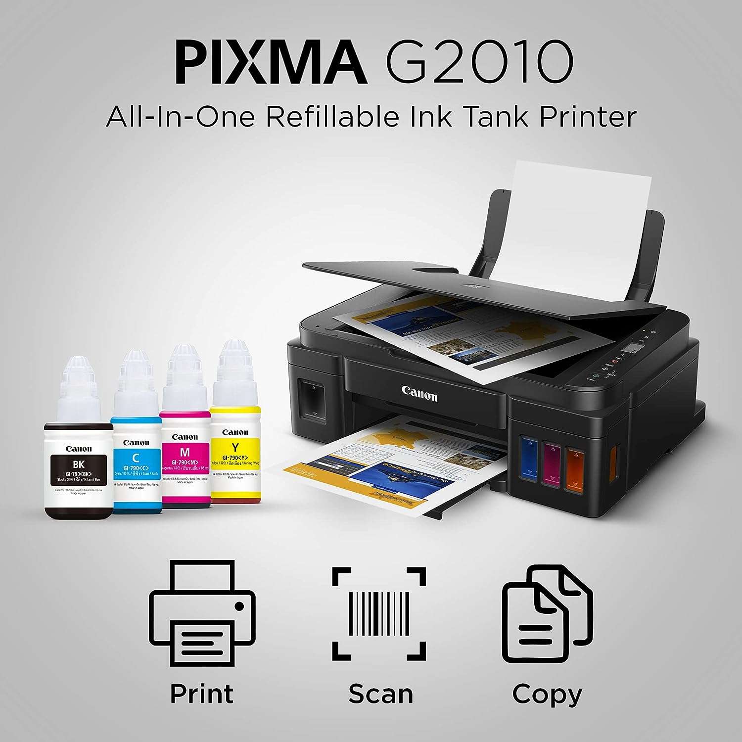 Canon Pixma G2010 All In One Ink Tank Colour Printer Black Arsh Infotech 2880