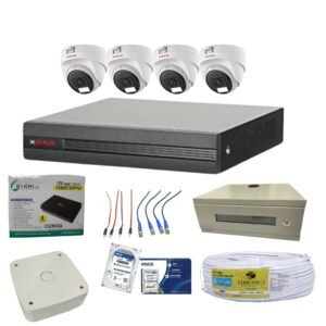 CP PLUS 2.4MP 4HB DOME ILLUMAX AUDIO CAMERA SETUP/ COMBO