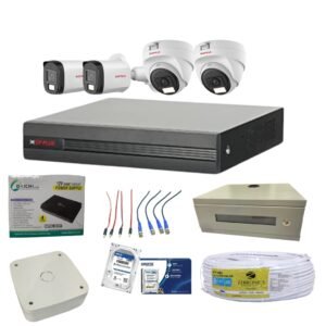 CP PLUS 2.4MP 2HD DOME & 2HD BULLET ILLUMAX AUDIO CAMERA SETUP/COMBO